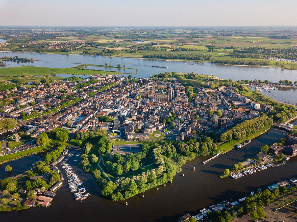 Vogelvlucht Vesting Gorinchem Mooi Gorinchem