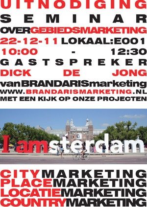 seminar gebiedsmarketing brandaris placemarketing klein